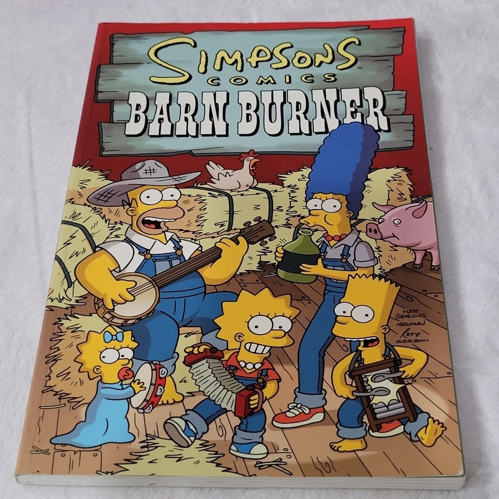 Simpsons Comics Barn Burner by Matt Groening First Edition